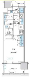 パークシティ柏の葉キャンパスザ・ゲートタワーウエスト 1Kの間取図画像