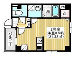 グランメゾン押上 502 5階1Kの間取り