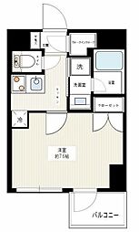 プレシャスハーモニー八王子 1Kの間取図画像