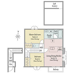 Windsor Court 2LDKの間取図画像