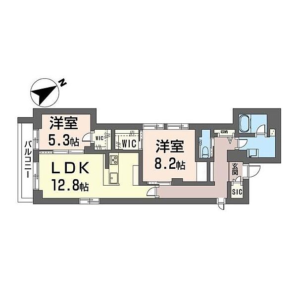 ソラカド 00301｜神奈川県横浜市緑区鴨居４丁目(賃貸マンション2LDK・3階・70.58㎡)の写真 その2