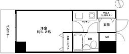 ライオンズマンション御徒町第3 1Kの間取図画像