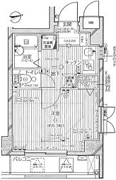 ラグジュアリーアパートメント・デュオ神楽坂 6階1Kの間取り