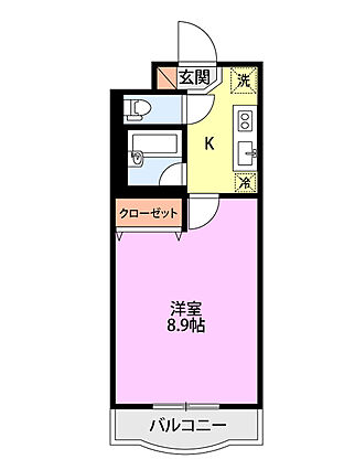 パークサイドグリッター弁天_間取り_0