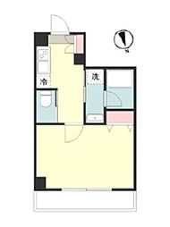 ラ・シード品川南大井 1Kの間取図画像