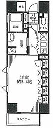 イトーピア池袋メトロポリタン 1Kの間取図画像