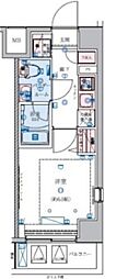 リヴシティ横濱石川町 2階1Kの間取り