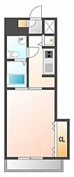 ダイナコートグランドエスタディオ 1Kの間取図画像
