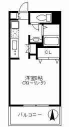 ゼファール湘南5 ワンルームの間取図画像