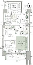 セントラルレジデンス西早稲田 12階3LDKの間取り
