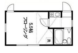 DRホームズ菊川 2階1Kの間取り