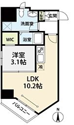 Laule'a 1LDKの間取図画像