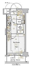 MAXIV川口青木 1Kの間取図画像