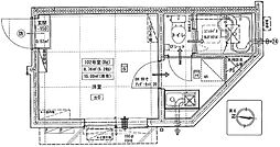 ソラナテラス舎人 1Kの間取図画像