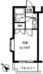 ダイホープラザ相模原4 1Kの間取図画像