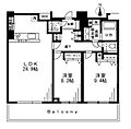 レジディア西麻布13階69.9万円