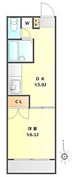 間取図画像 1DK