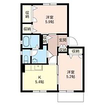 グリーンヒルねぎしII 00105 ｜ 神奈川県厚木市三田南３丁目9-39（賃貸アパート2K・1階・42.00㎡） その2