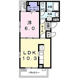 メトロノーム4 1LDKの間取図画像