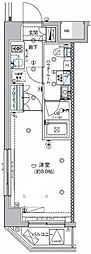 セジョリ早稲田ウエスト 1Kの間取図画像