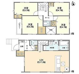 Kolet都賀#03 1階4LDKの間取り