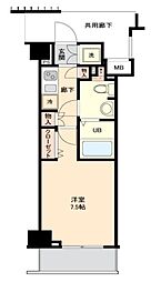 ジェノヴィア板橋本町駅前グリーンヴェール 1Kの間取図画像