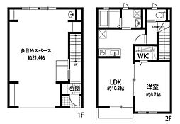 エスパース湘南1 1LDKの間取図画像