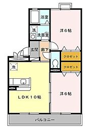 ソフィア2 2LDKの間取図画像