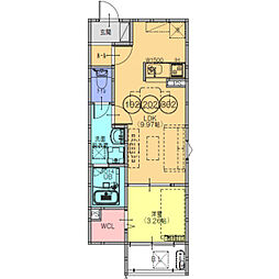 Fstyle高見の里2号館 2階/-
