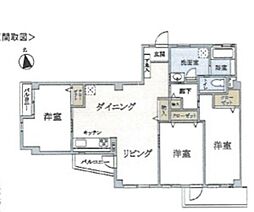 日生ハイツ 3階3LDKの間取り