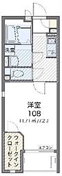 ミランダラギ3 1Kの間取図画像