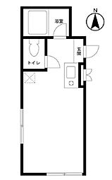 リード南大塚 ワンルームの間取図画像
