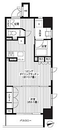 RESIDIA新御徒町 1LDKの間取図画像