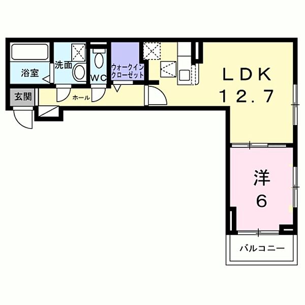 ルヴァンソレイユ ｜大阪府泉佐野市中町２丁目(賃貸アパート1LDK・1階・46.94㎡)の写真 その2