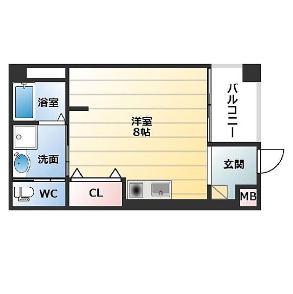 大阪府堺市堺区一条通(賃貸アパート1R・2階・27.07㎡)の写真 その2