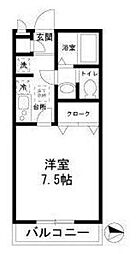 MA・MAISON曳舟 1Kの間取図画像