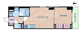 大阪府吹田市江の木町（賃貸マンション1LDK・7階・46.17㎡） その2