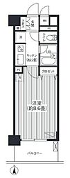 プリマベーラ王子 1Kの間取図画像