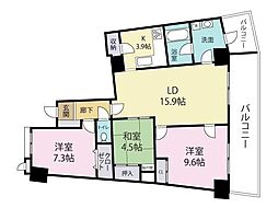 間取図画像 3LDK