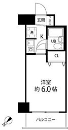 T'sgarden梶ケ谷 ワンルームの間取図画像