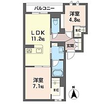 仮）新宿区上落合1丁目シャーメゾン 00201 ｜ 東京都新宿区上落合１丁目22-以下未定)（賃貸マンション2LDK・2階・57.13㎡） その2