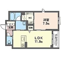 ルアナ朝霞 00101 ｜ 埼玉県朝霞市岡１丁目13-25（賃貸アパート1LDK・1階・46.71㎡） その2