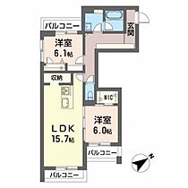 ベレオガーデンズ　ＭｉｗａII 201 ｜ 高知県高知市高須２丁目15-20（賃貸マンション2LDK・2階・73.45㎡） その2