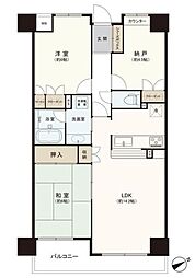 サンクタス西新井 2階2SLDKの間取り
