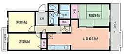 ベラビスタ21A棟 3LDKの間取図画像