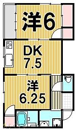 間取図画像 2DK