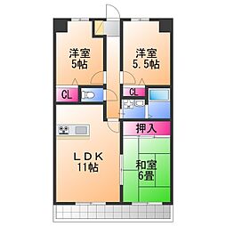 ルミナスコート 3LDKの間取図画像