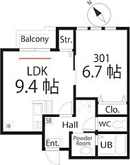 物件の間取り