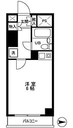アーバンヒルズマンション京成立石 ワンルームの間取図画像