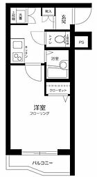 スカイコート練馬桜台 1Kの間取図画像